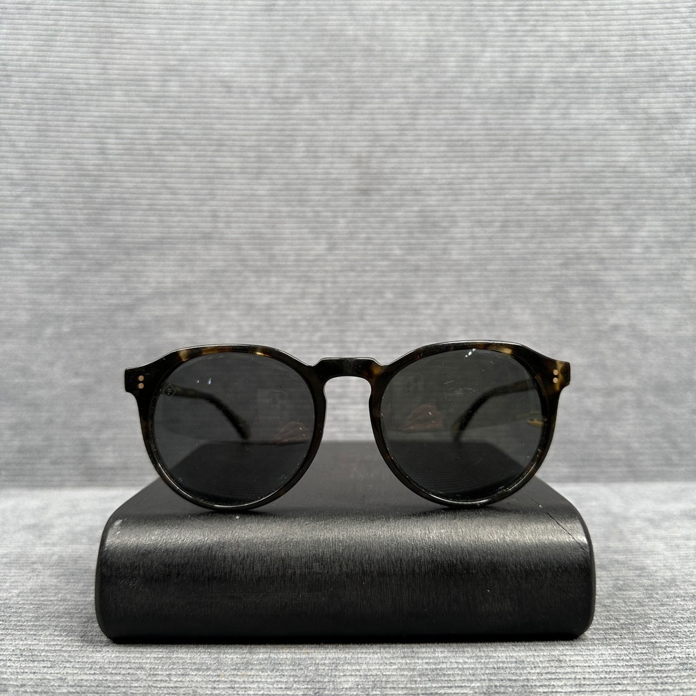RAEN Remmy 52 Sunglasses Brindle Tortoise Polarized Round Frames 52-20-145 Y2k